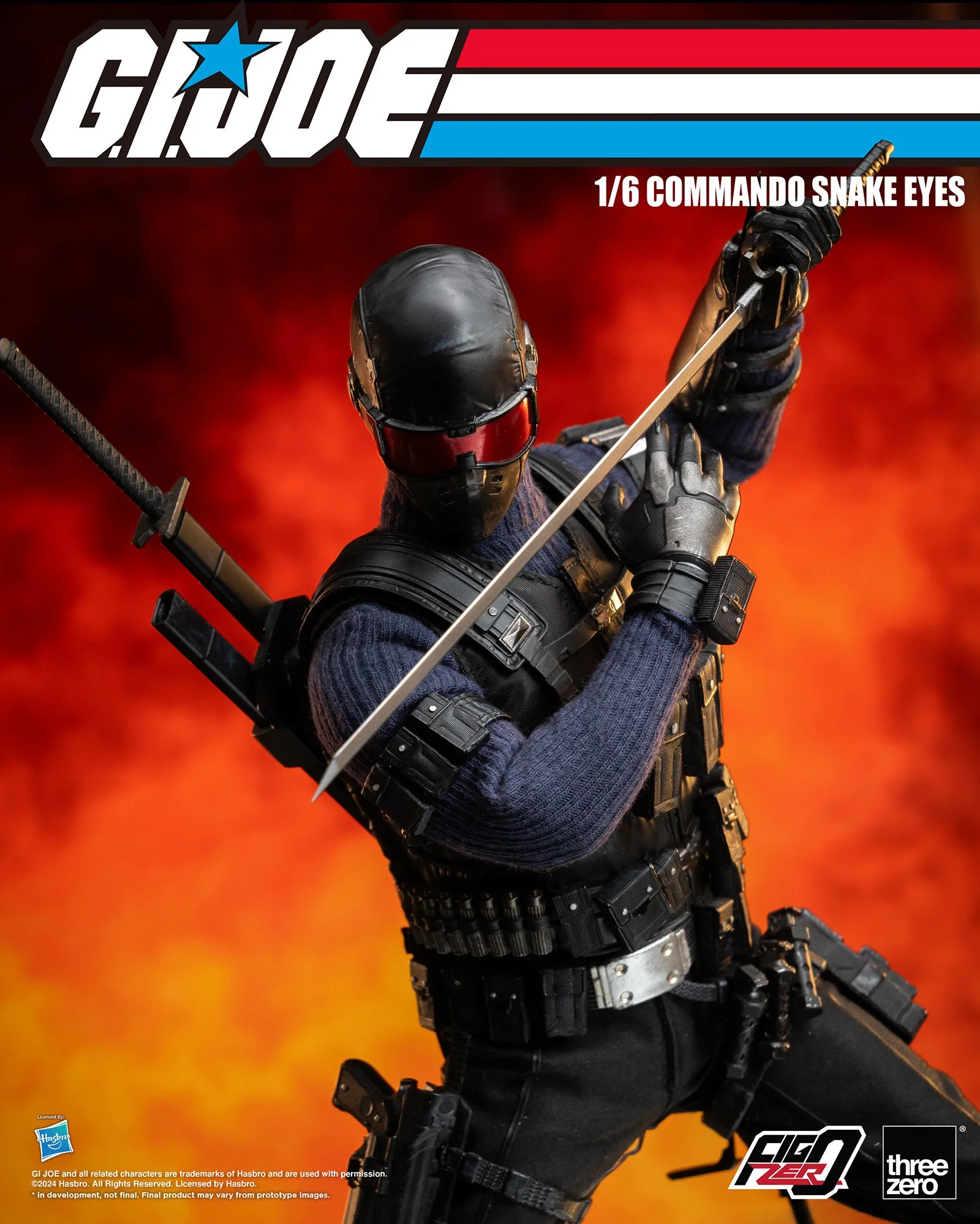 フィグゼロ 1/6 コマンドー・スネークアイズが発売中！ — THREEZERO